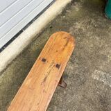 Pair of solid elm benches