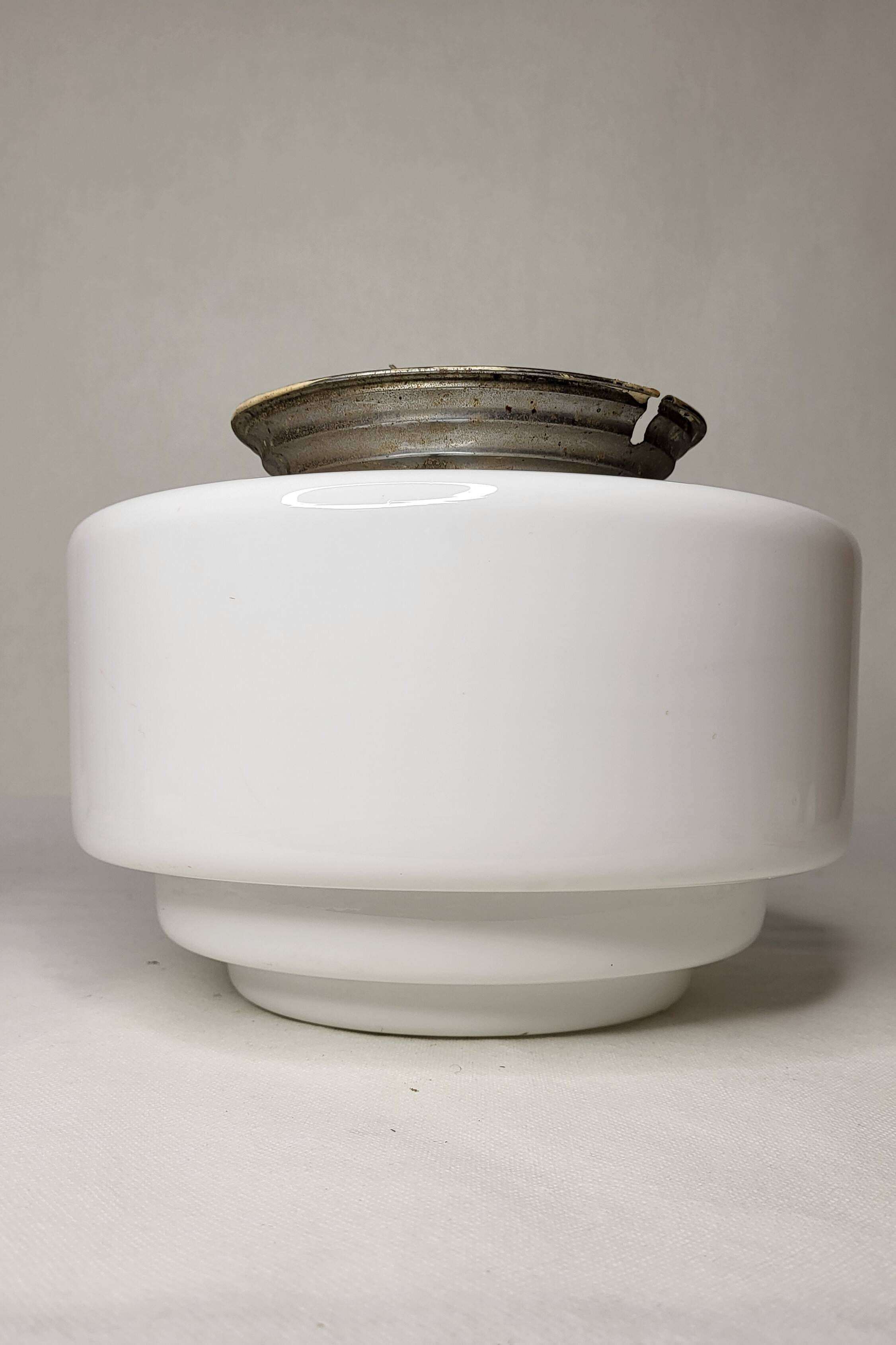 Art Deco ceiling light in opaline glass