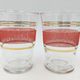 Set of six vintage glasses