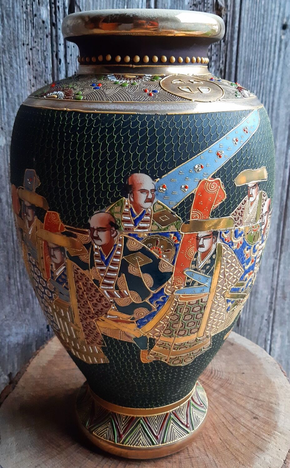 Satsuma porcelain vase