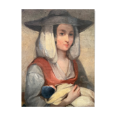 Mère à l’enfant, XIXe Italie