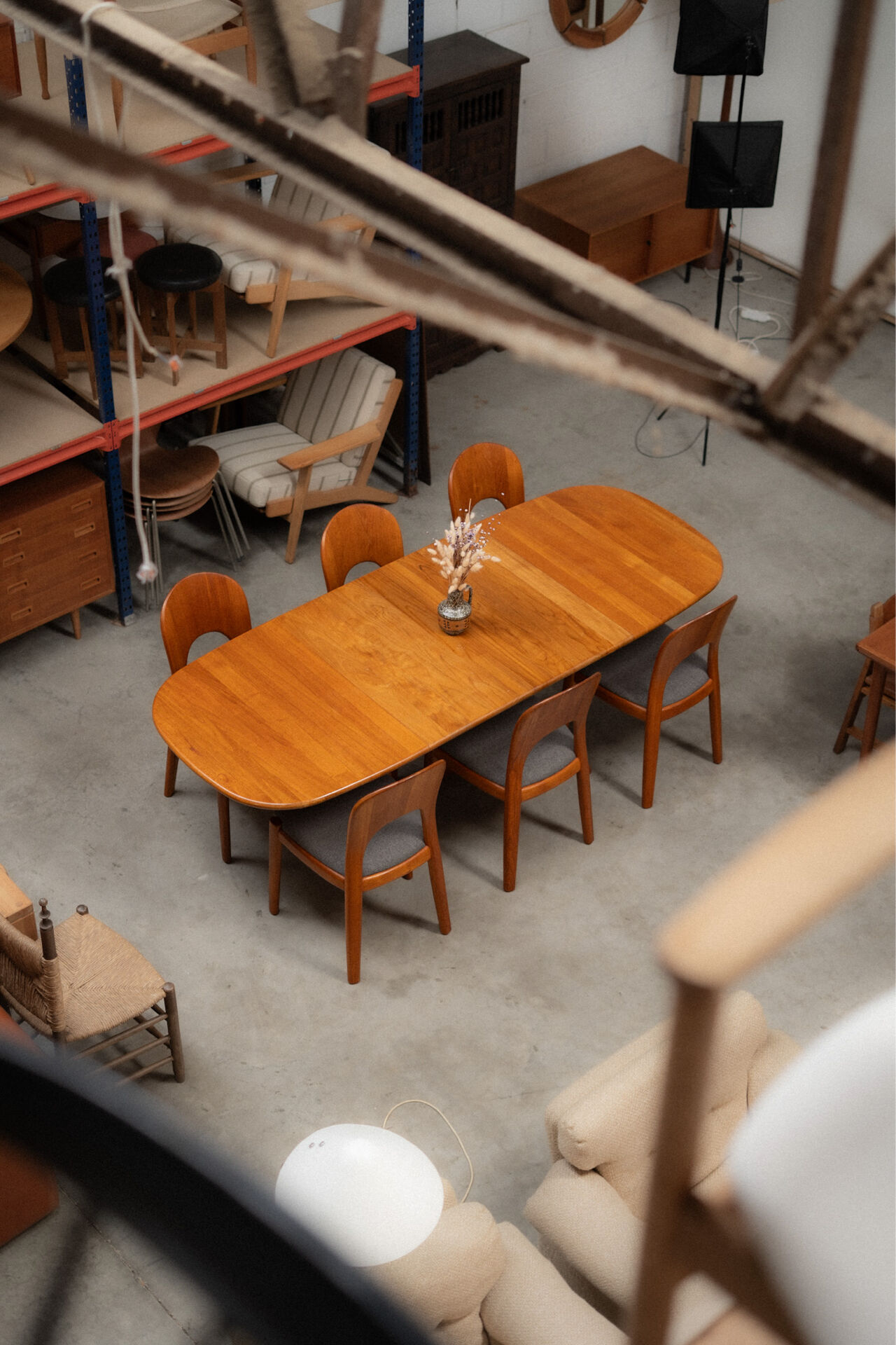 Set of 6 "Morten" dining chairs by Niels Koefoed