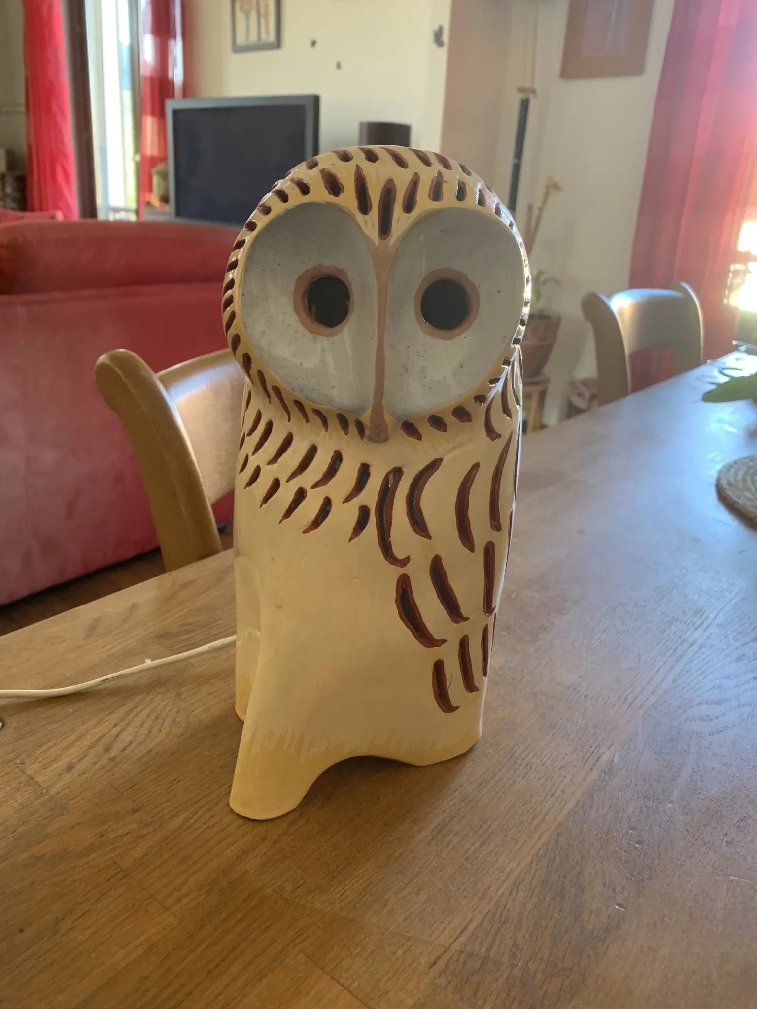 Zoomorphic night light by Jean Austruy