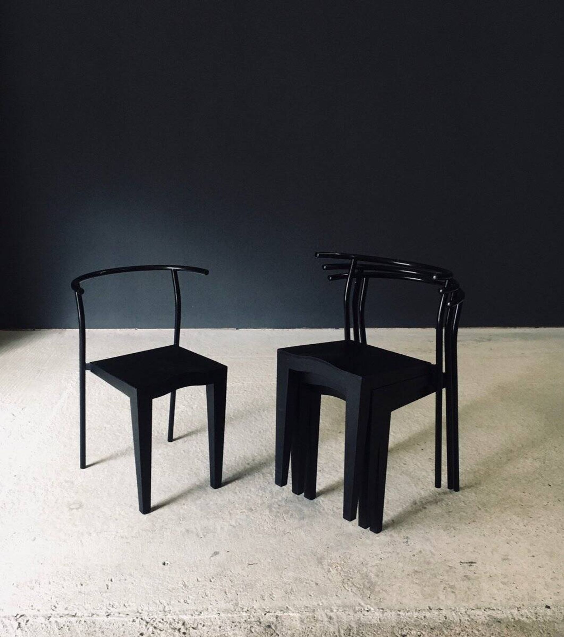 Postmodern Dr. Glob Dining Chairs by Philippe Starck for Kartell, Italy, 1980s, Set of 4