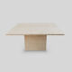 Table basse en travertin vintage
