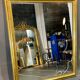 Mirror 119x98 period louis philippe 1840 gold leaf gilding