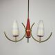 Mid-century chandelier by Stilnovo, Italy, 1940s-1950s.