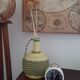 Bouteille scoubidou oblongue jaune