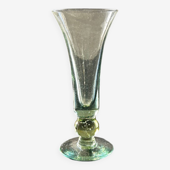 Old thick glass vase