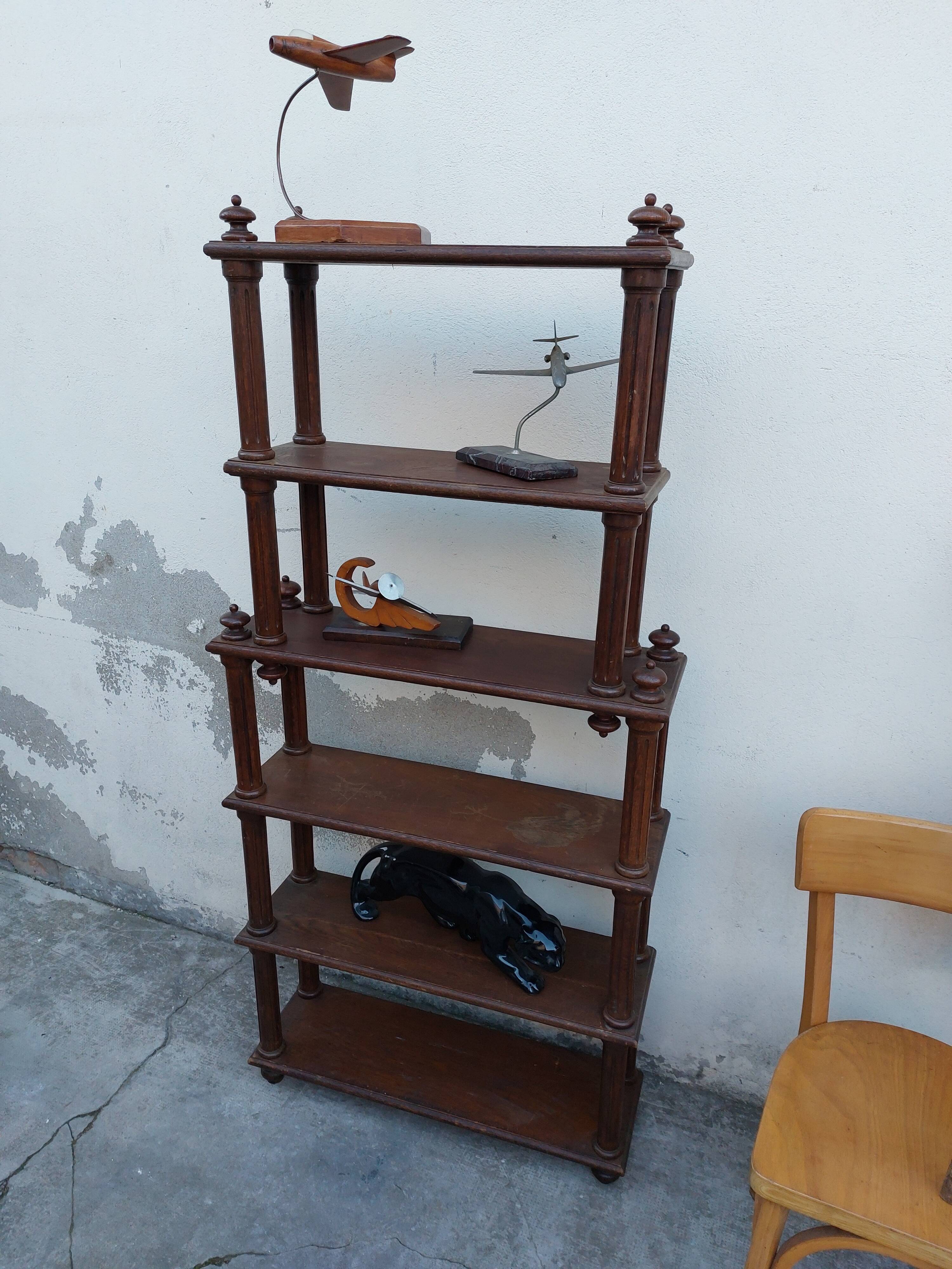 Oak Shelf 6 Trays 1900 -1m62