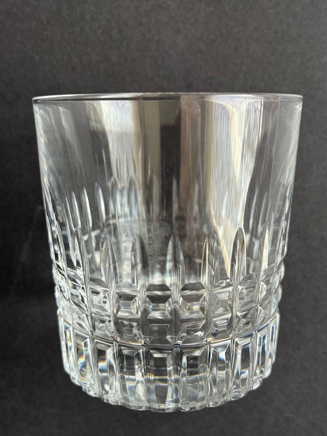 6 crystal whiskey glasses