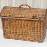 Large vintage wicker basket