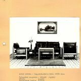 Canapé deux places en noyer et cuir par Boris Hála pour Ton, 1986