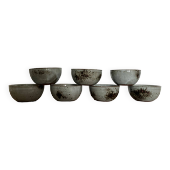 Set of 7 vintage ceramic mugs