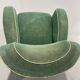 Fauteuil Art déco danois en mohair vert, années 1930-1940