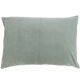 Velvet cushion 75x50cm color celadon