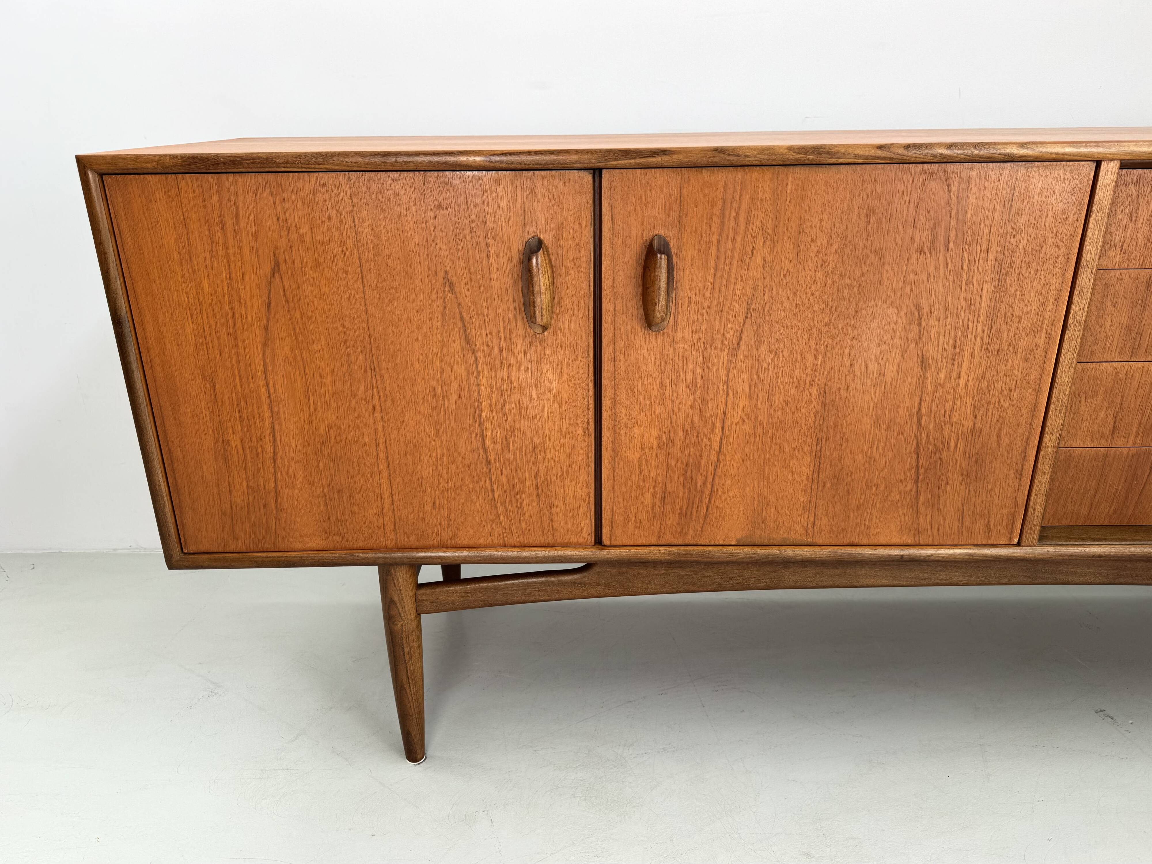 Vintage sideboard by G-Plan, designed by Victor Wilkins, from the "Brasilia
