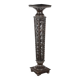 Old neo-Renaissance style column in carved wood Italy 20th Century