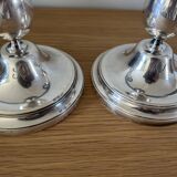 Pair of Christofle Candle Holders