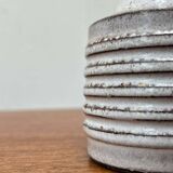 Mid-century modern studio pottery table lamp by Axella, 1960s.