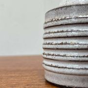 Mid-century modern studio pottery table lamp by Axella, 1960s.