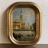 Oil on copper, St. Mark's Square, Venice