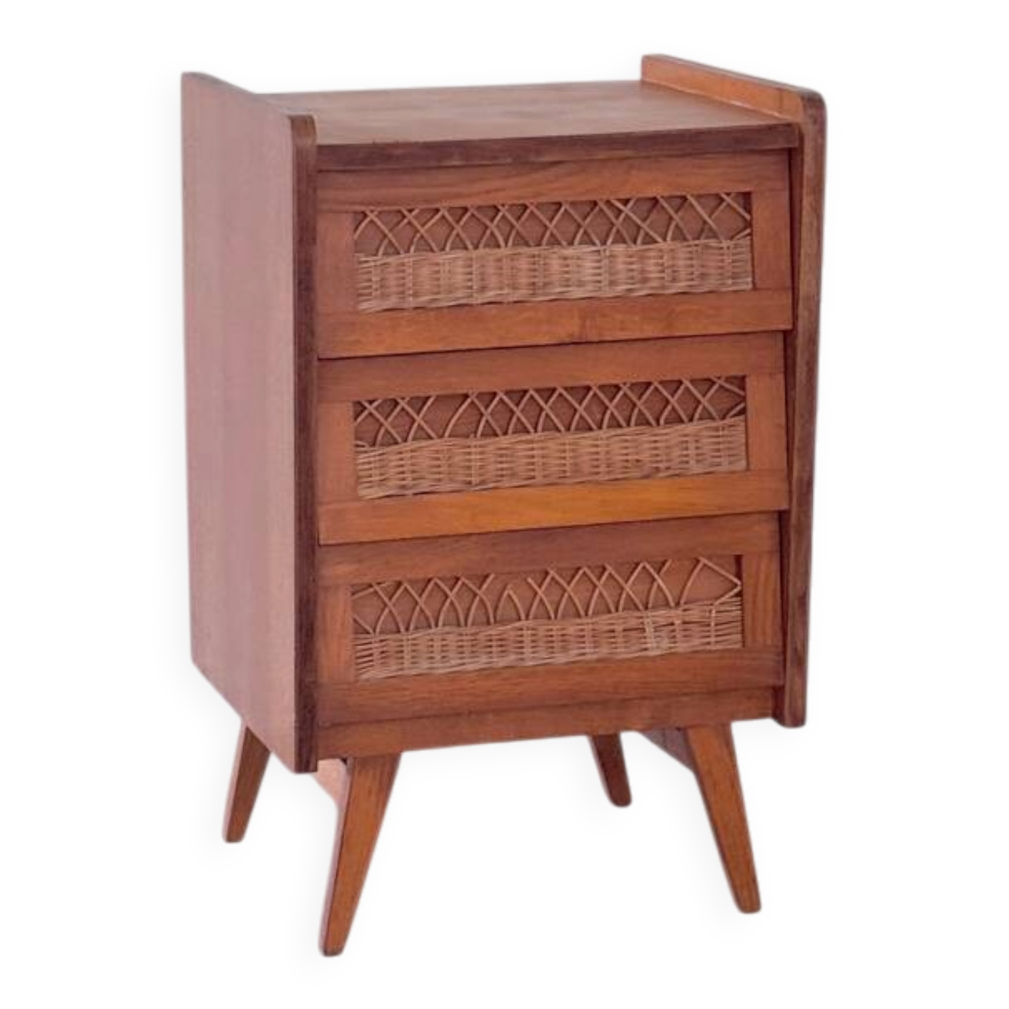 Vintage chest of drawers with tapered legs