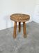 Tabouret corde et chêne Audoux Minet