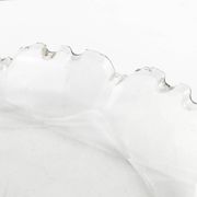 Biedermeier dish, transparent crystal, Czech Republic, 19th century