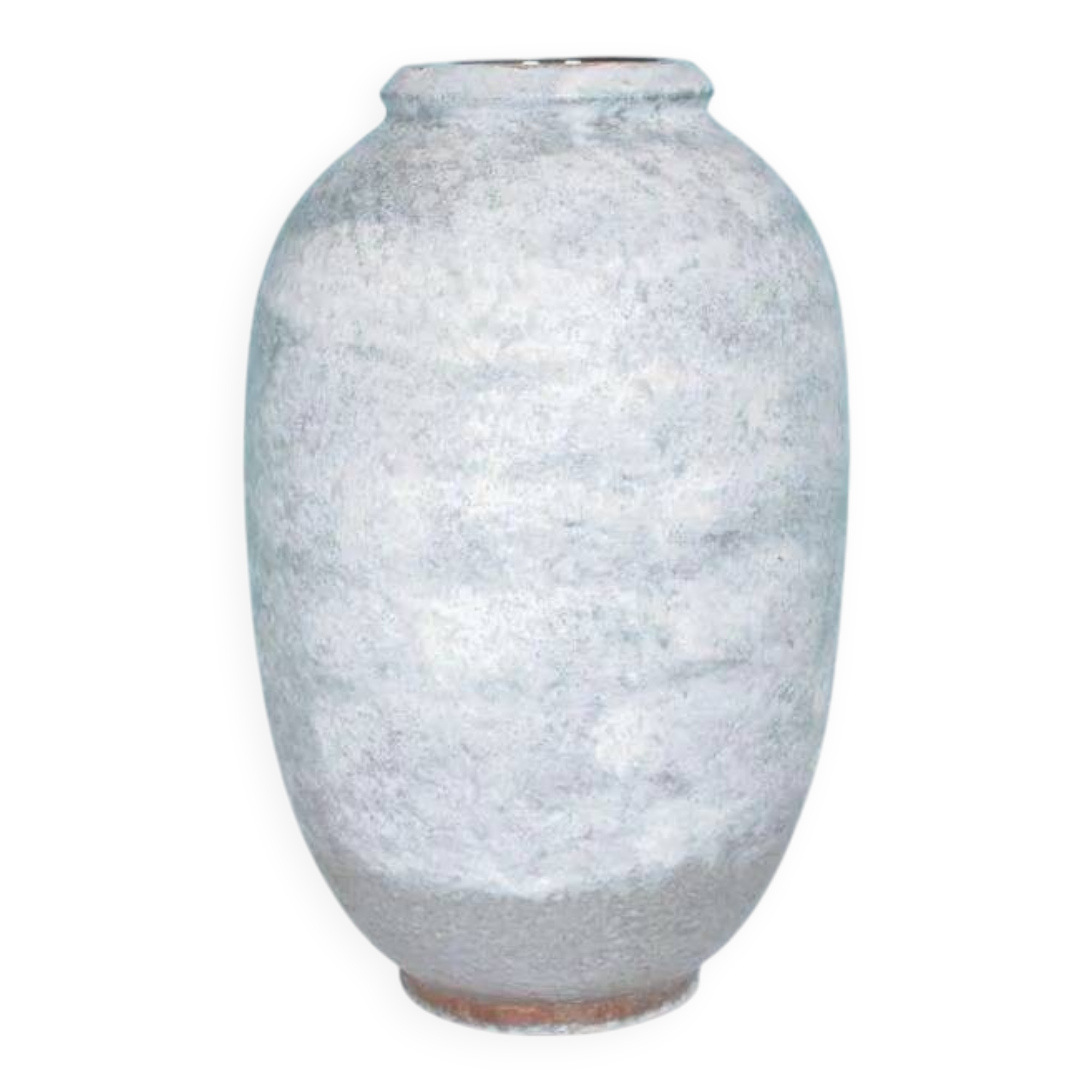 Light blue vintage vase Scheurich 185-39, 60s Japandi vase