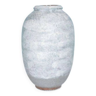 Light blue vintage vase Scheurich 185-39, 60s Japandi vase