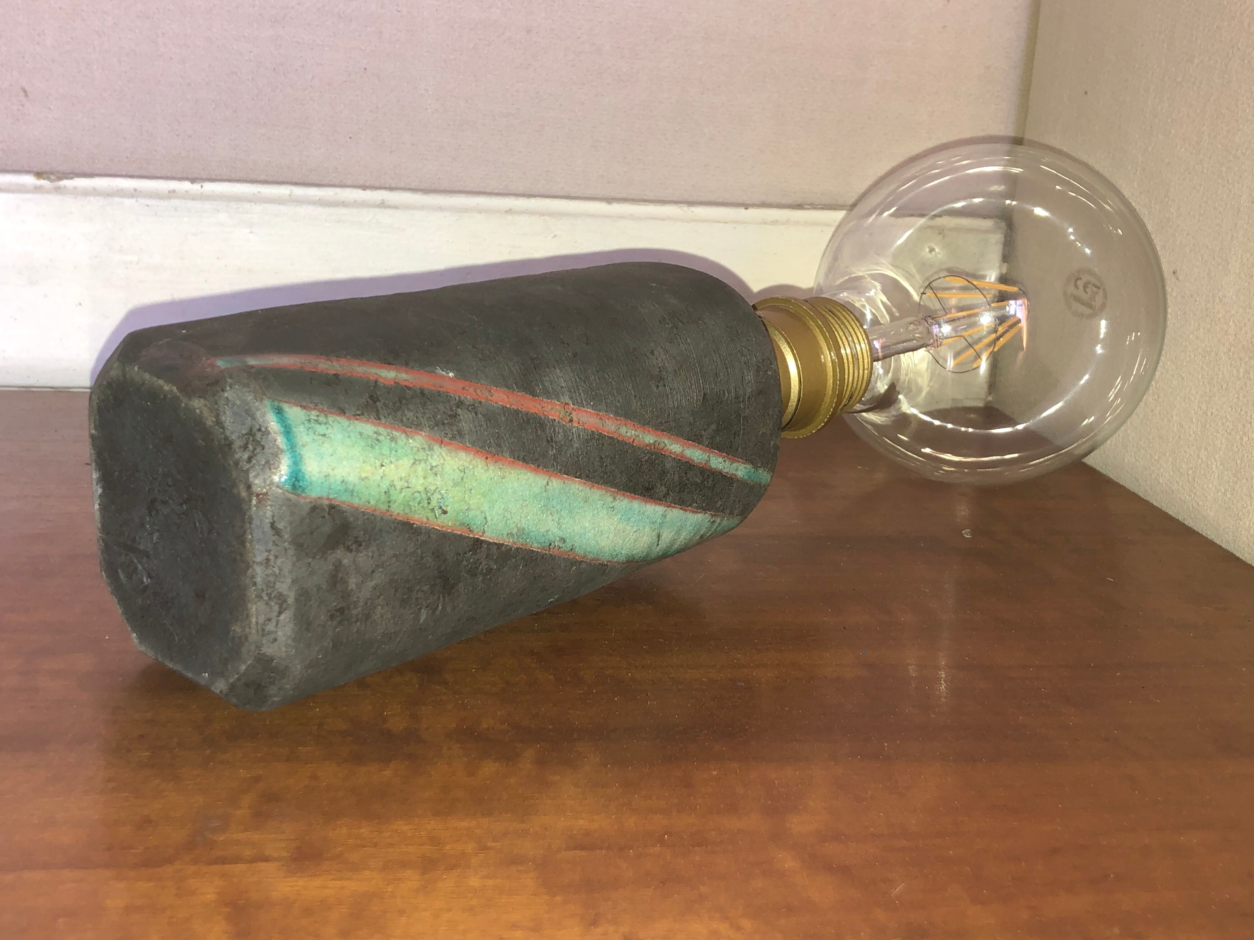 1960 ceramic lamp