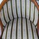 Pair of "swan neck" armchairs