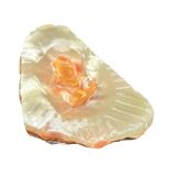 Organic alabaster ashtray Italy, 1970s.