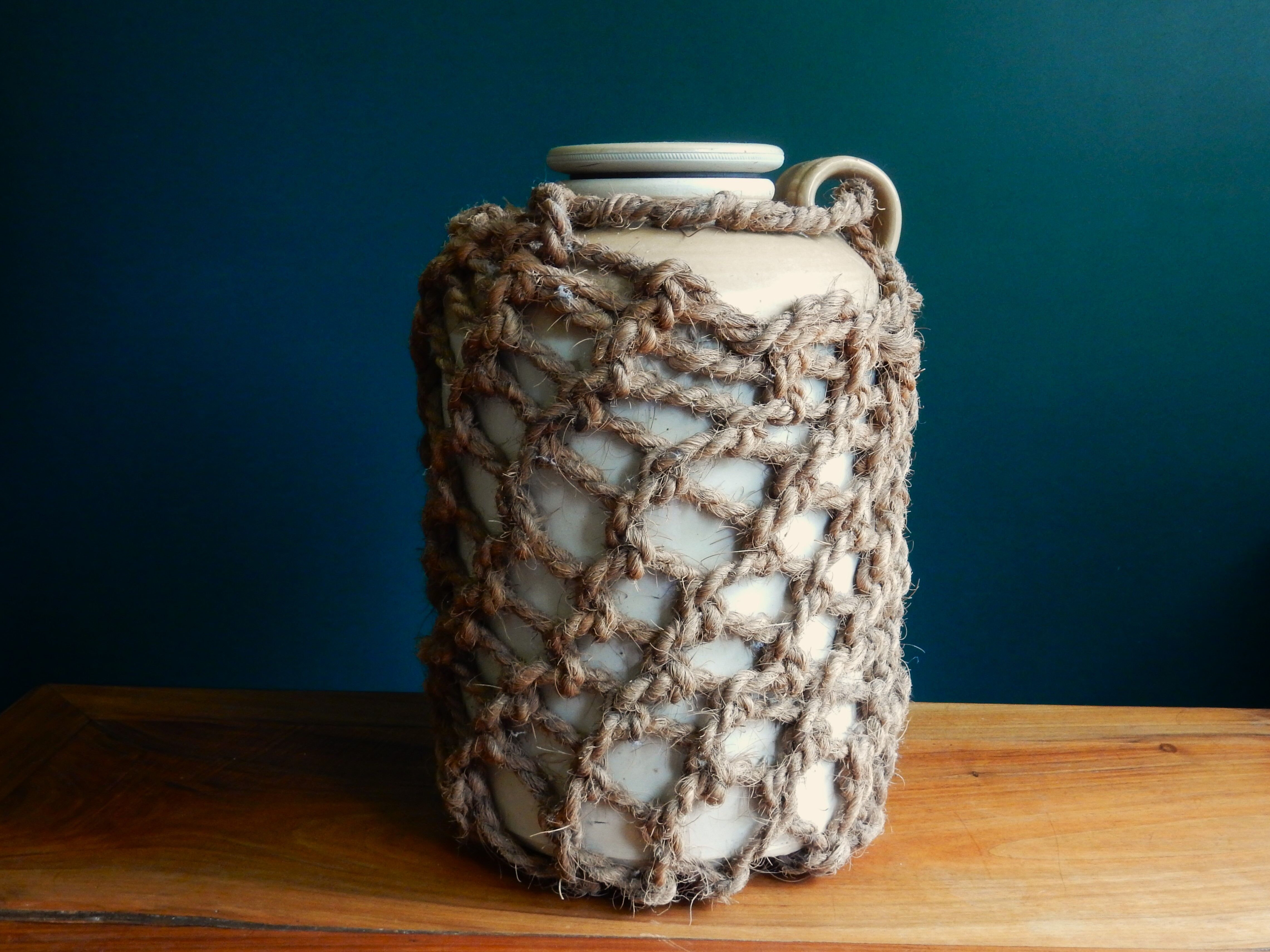 Large stoneware pot XIXth transport of acid