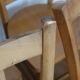 Lot de 8 chaises bistrot clair Luterma