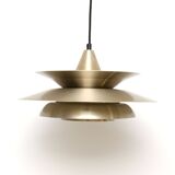 Vintage Danish lamp in brass, 1970's