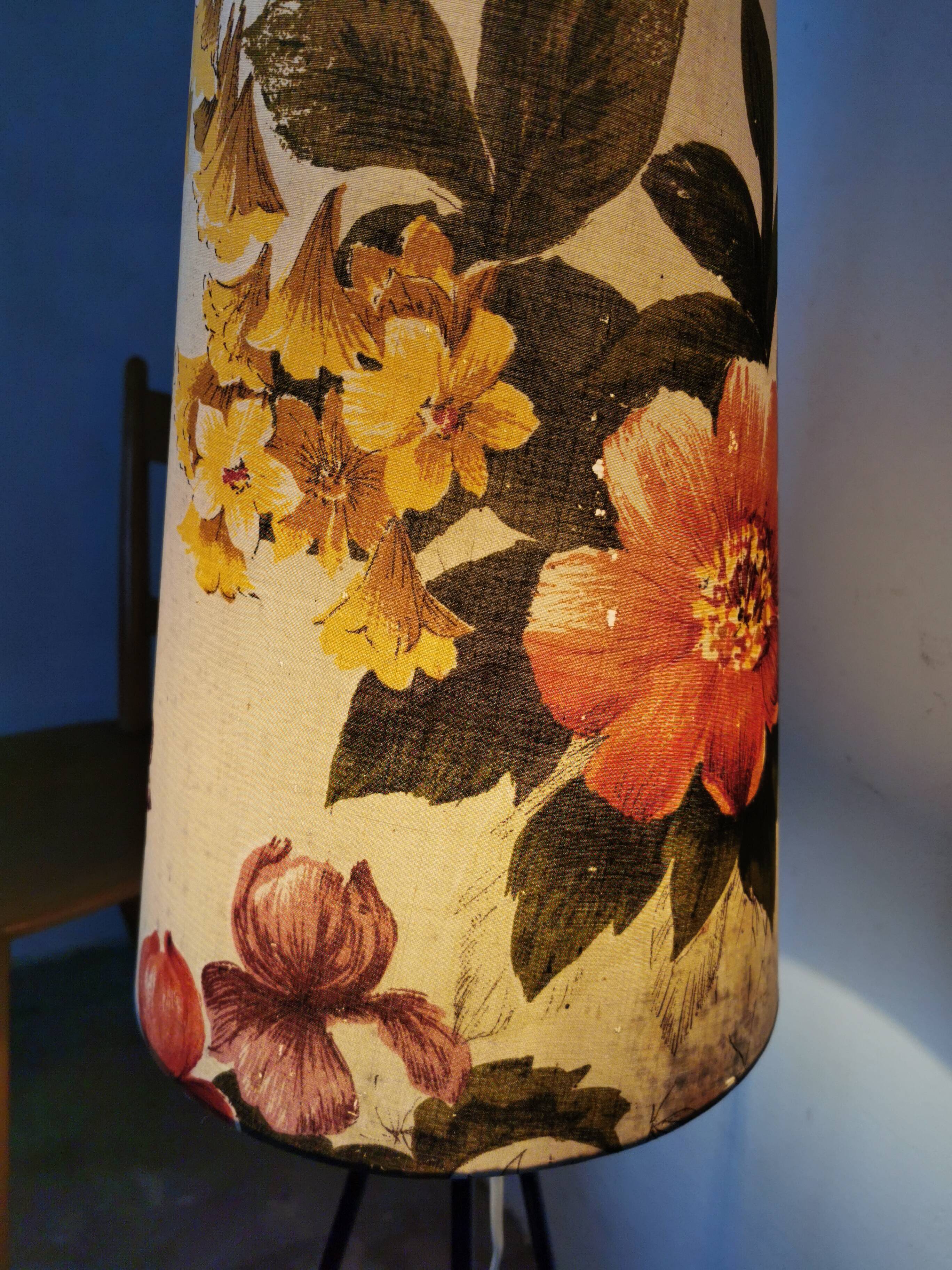 Vintage tripod floor lamp