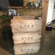 Old industrial type boxes all in wood