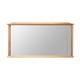 Beech wood framed mirror, Spain, 1940's, 168x88 cm