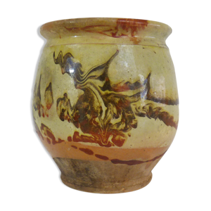 Pot à graisse en terre