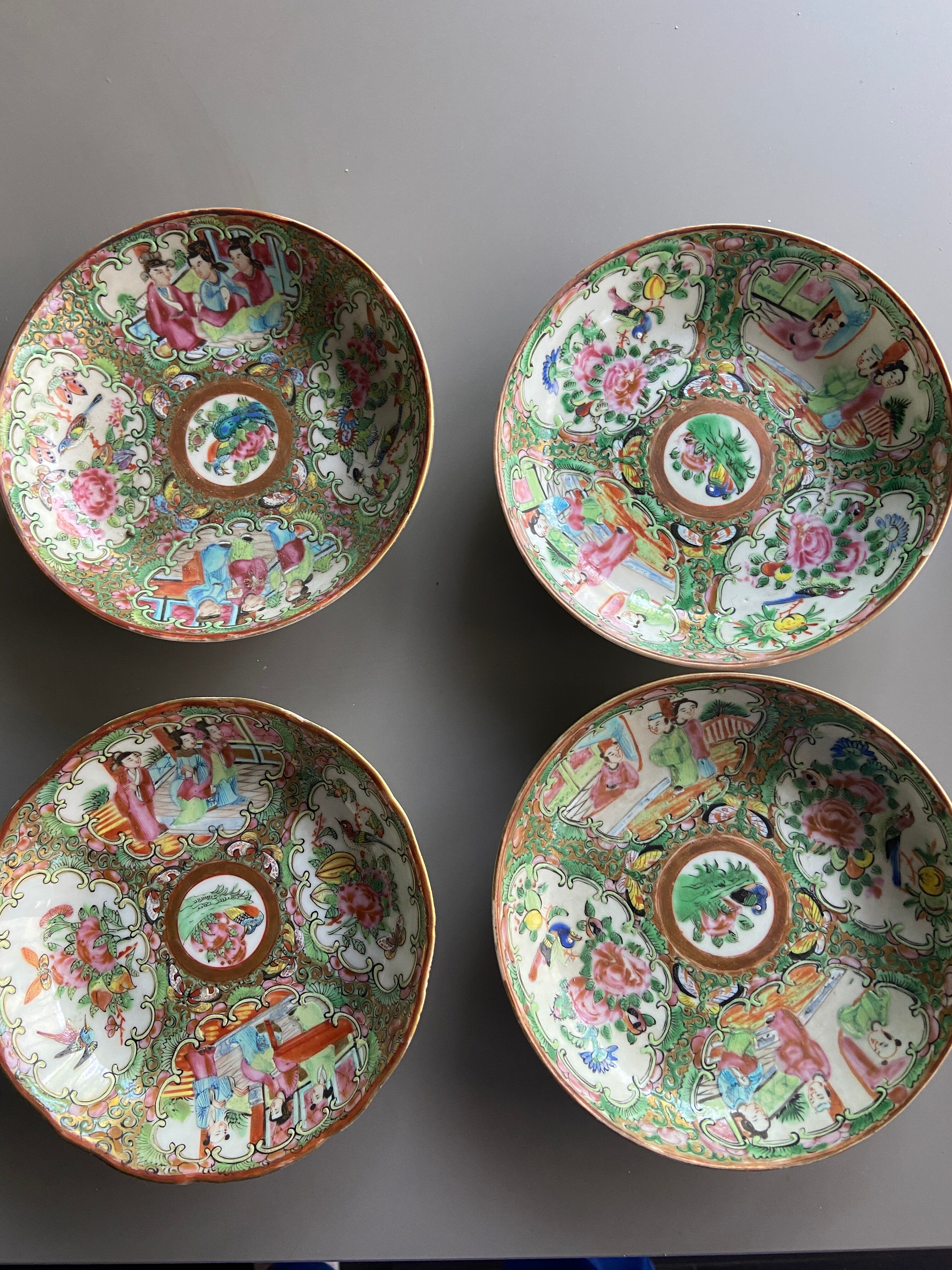 Chinese porcelain tea cups