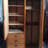 1930s beech wardrobe