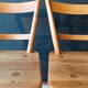 Pair of vintage all-wood chairs by Adolf Schneck for Schaffer, Germany 1947