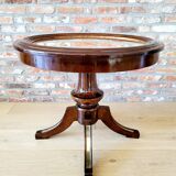 Bijzettafel met messing blad Empire / Hollywood Regency stijl