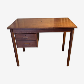 Danish desk 1960 in vintage teak