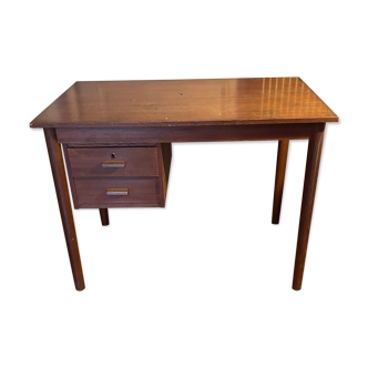 Danish desk 1960 in vintage teak