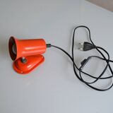 Lampe spot vintage 1960 1970 Lita orange