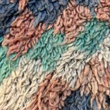 Moroccan boujad colorful rug - 135 x 241 cm