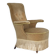 1950s, Danish armchair, furniture velour, ash wood legs.